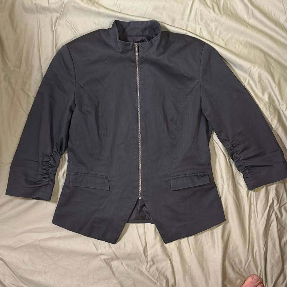 Jules & Leopold grey tailored jacket, size 8